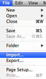 Outlook File Menu