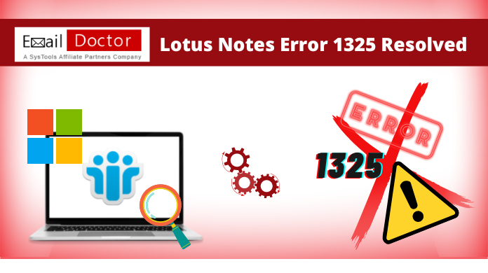 Lotus Notes Error 1325