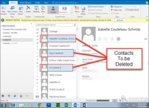 restore Contacts from PST Files 