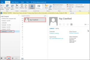 successfully Recover Contacts from PST Files of outlook