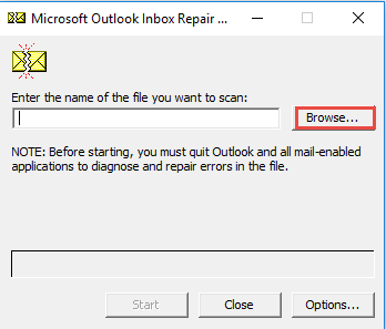 como fazer a varredura ost em relação ao Outlook 2007