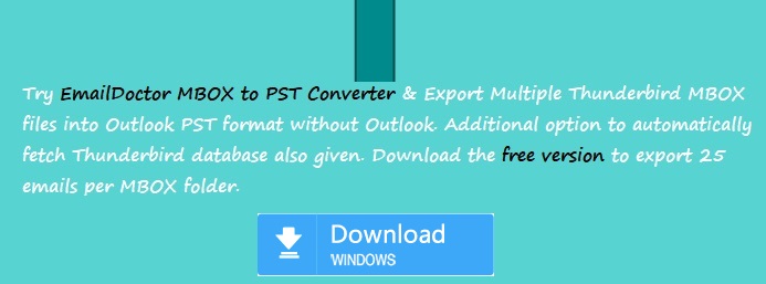 try tool to convert thunderbird to pst