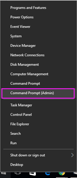 command prompt