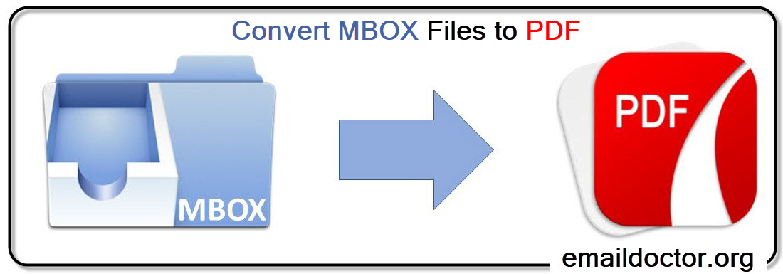How to convert MBOX files to PDF