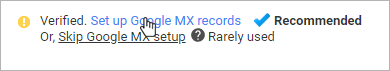 Set Google MX