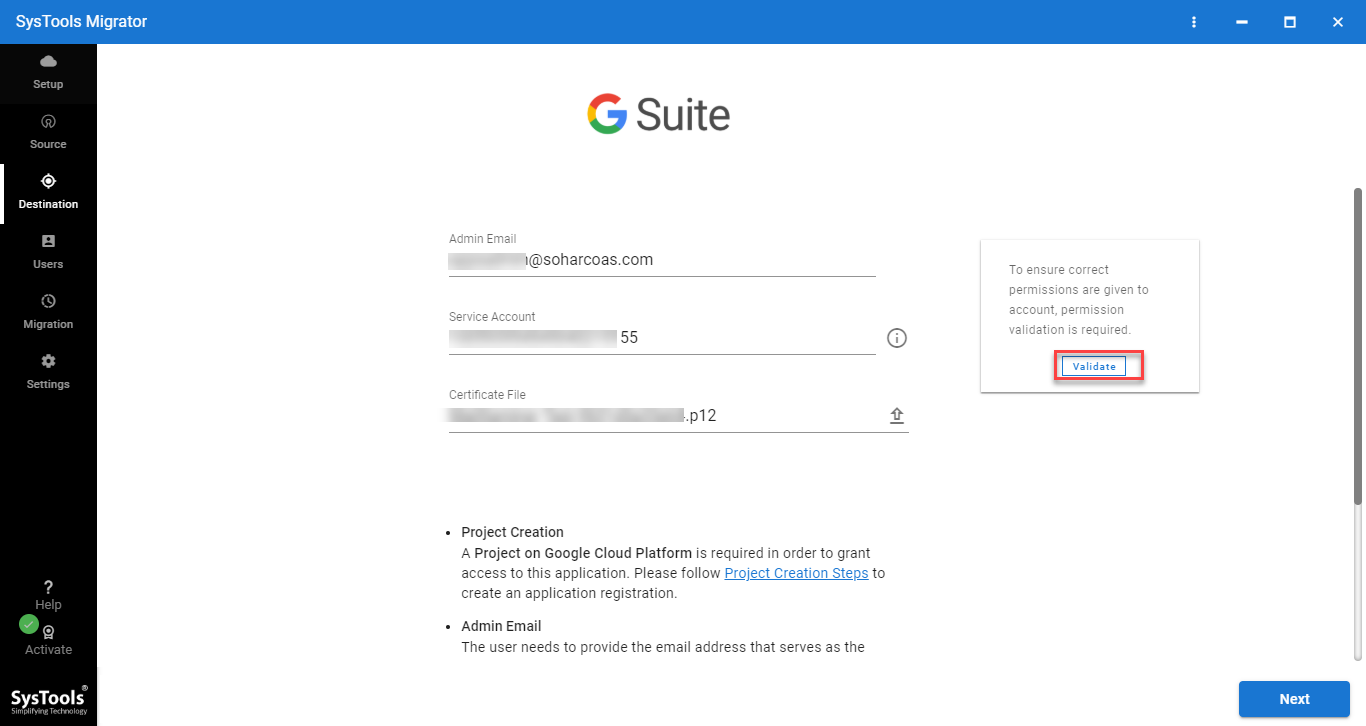 how to migrate g suite to g suite