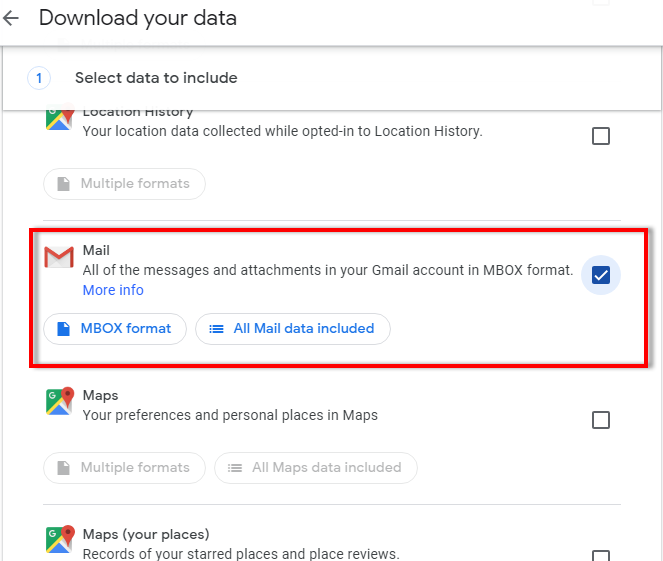 gmail data to office 365