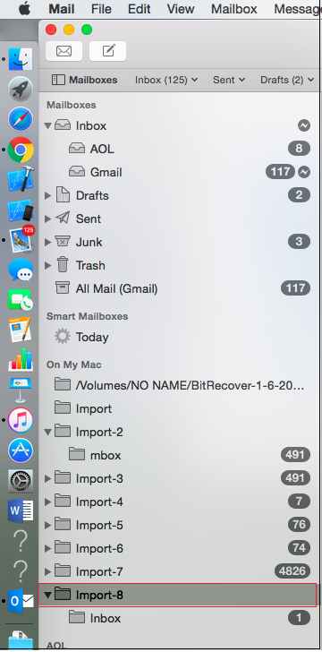 successfully import outlook olm to mac mail
