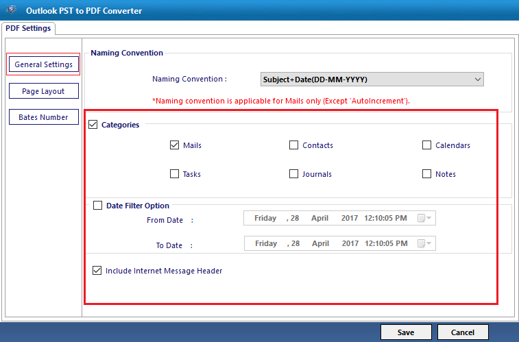 apply header settings