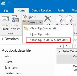 Entfernen Sie doppelte E-Mails in Outlook