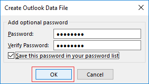 Create PST File
