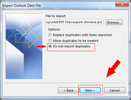 do not import duplicates