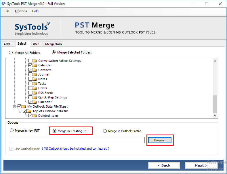 Merge Multiple Outlook Inbox Folders