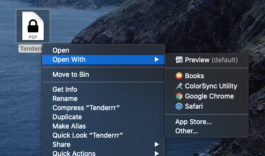 how to unlock PDF on MAC