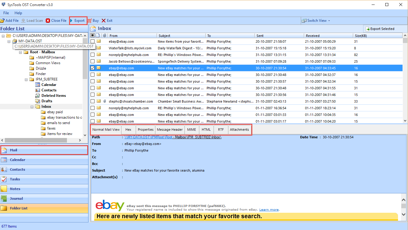 ost outlook file error
