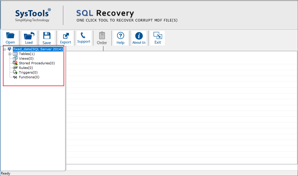 Repair SQL Database MDF