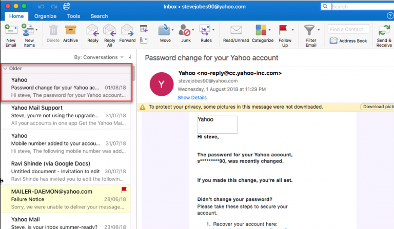 turn off conversations in outlook 2016 for mac