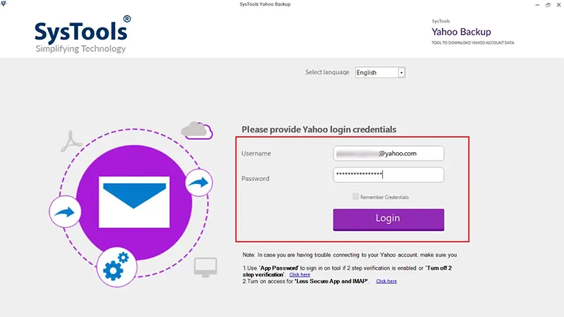 log in to yahoo mail account