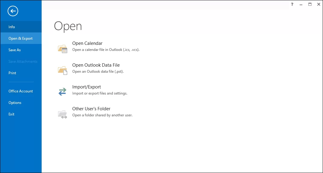 open pst file without outlook account