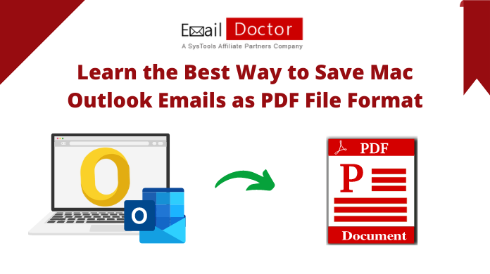 Save Mac Outlook Emails as PDF