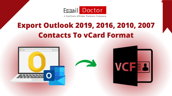 Export Outlook 2016 Contacts To vCard