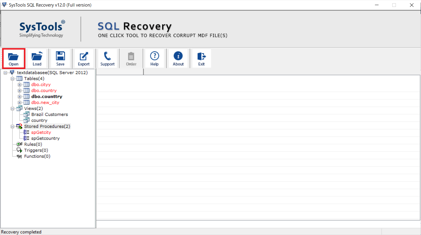 automated step-1 Export Data from MS SQL Server to CSV