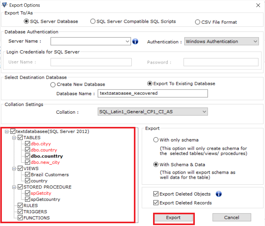 Recover Deleted Stored Procedure In SQL Server