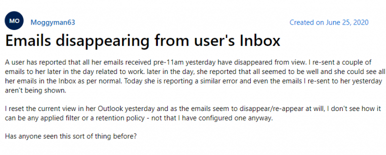 Emails Disappearing From Outlook Inbox Perfect Recovery Guide