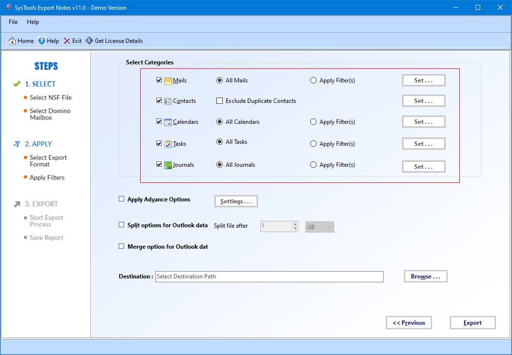 Select Filters