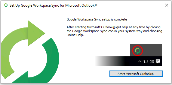 sync google workspace with outlook