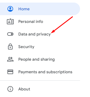 select Data and privacy