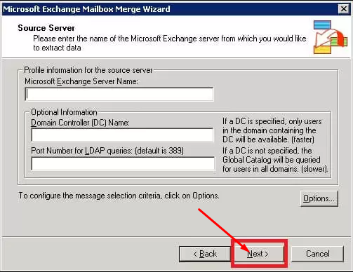 Provide the details for Exchange Server