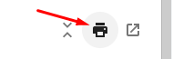 Click Print all icon in Gmail