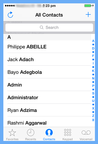 transfer Excel contacts directly to iPhone
