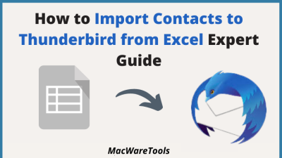 import contacts to Thunderbird from Excel