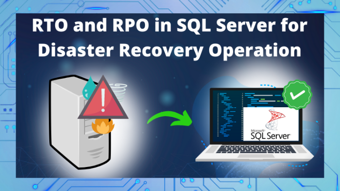 rto and rpo in SQL server disaster recovery