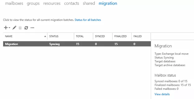 Manual Batch Migration