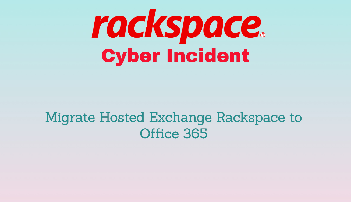 Rackspace cyber incident