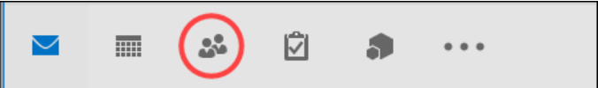 Tap on people icon