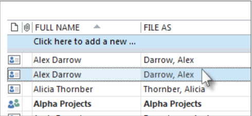 hold Ctrl key in each contact