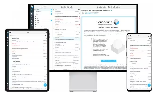 roundcube landing page