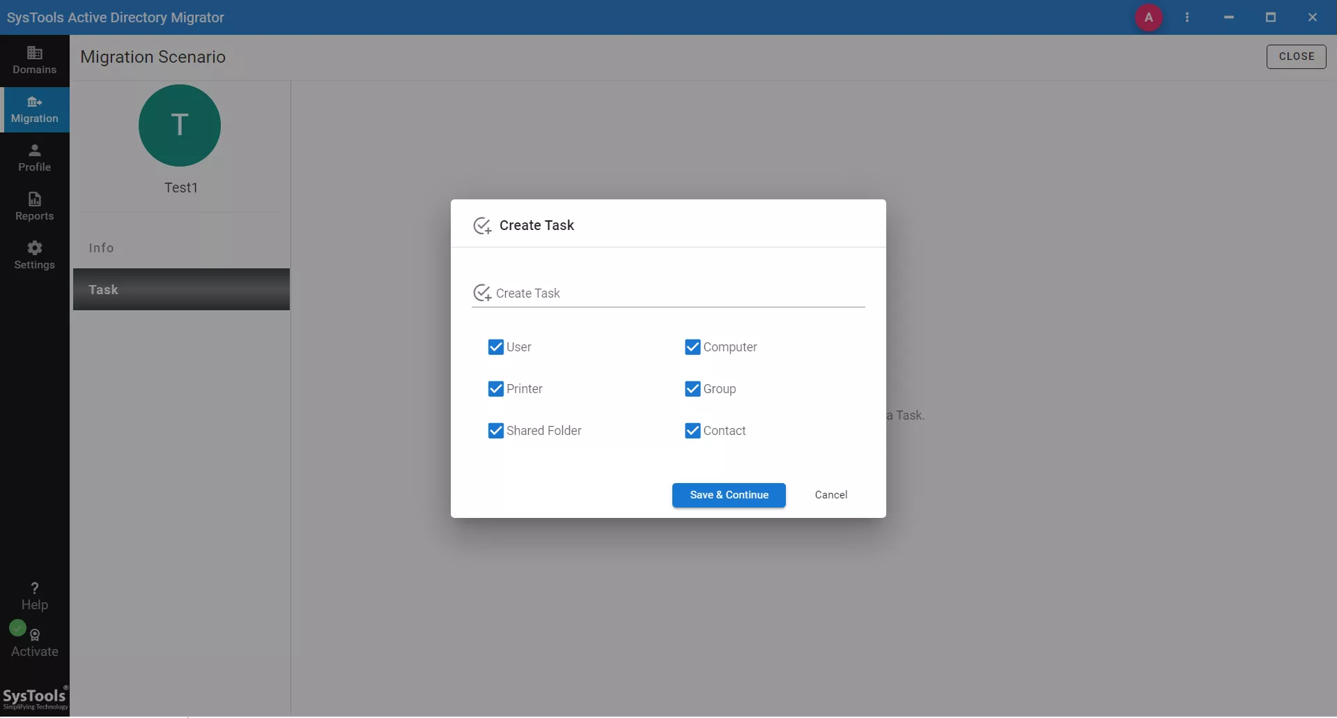 migrate computer from one domain to another