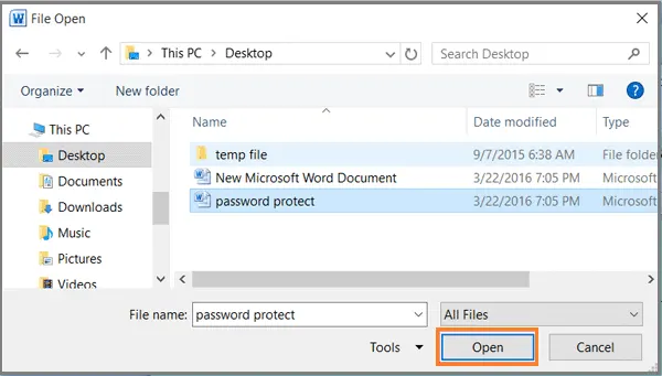 View password-protected Word VBA files