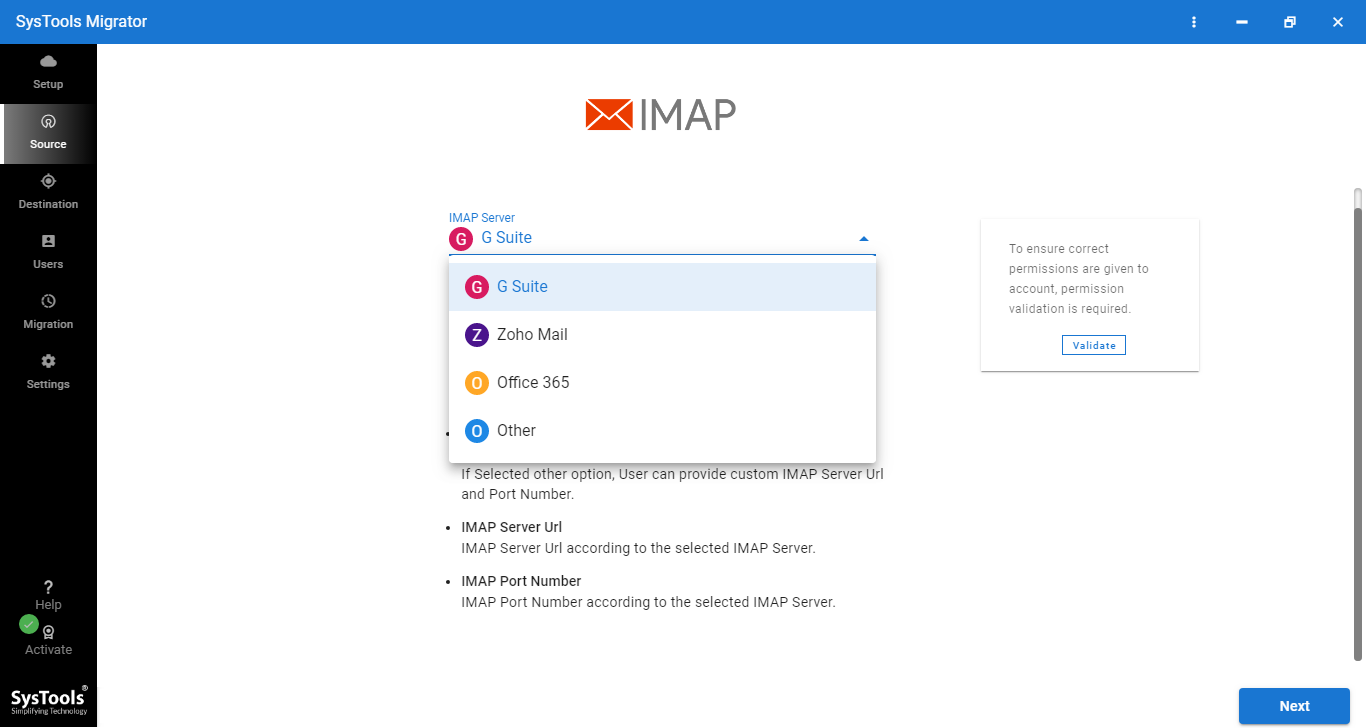 Select others in IMAP