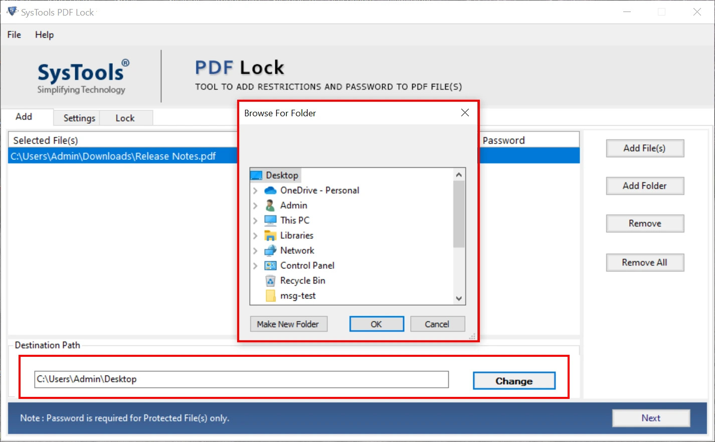 Protect pdf from printing