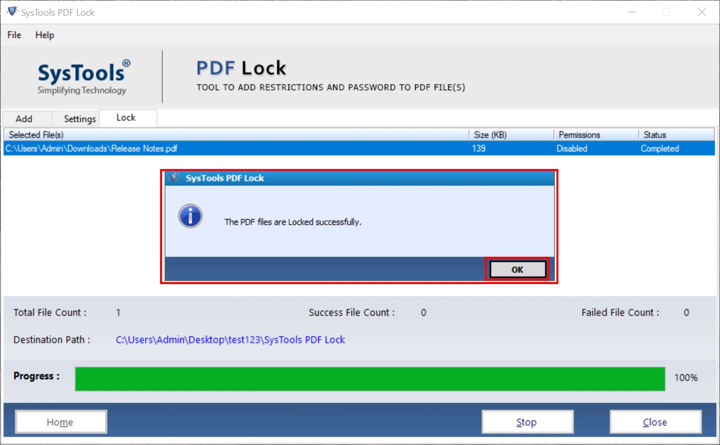 Protect pdf from printing