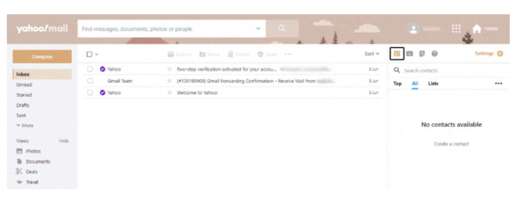 Login to mail account