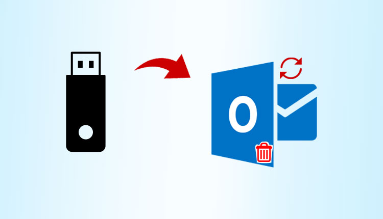 recover deleted PST files from pen drive