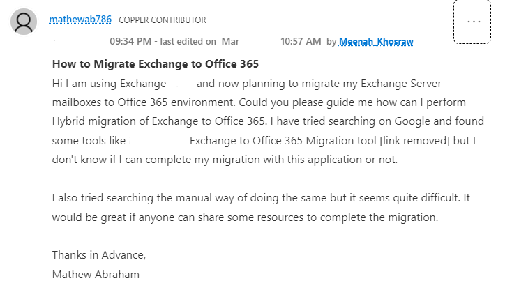 migrate Exchange mailbox 2019 to Microsoft 365