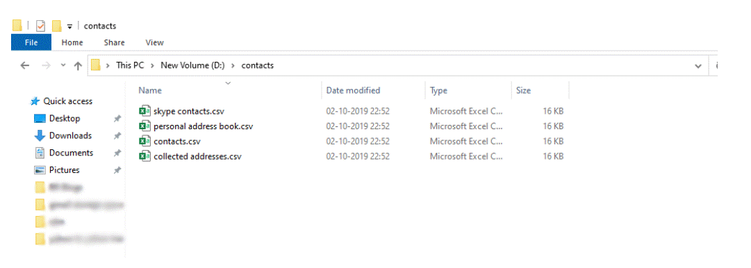 yahoo contact saved
